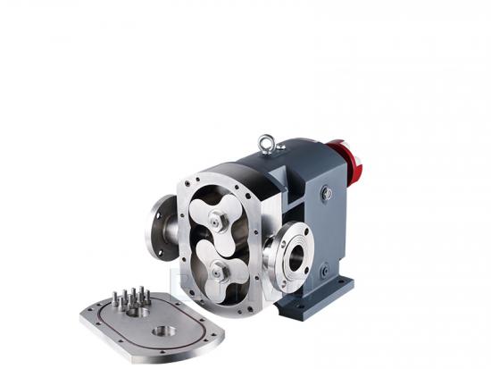 Stainless steel lobe pumps