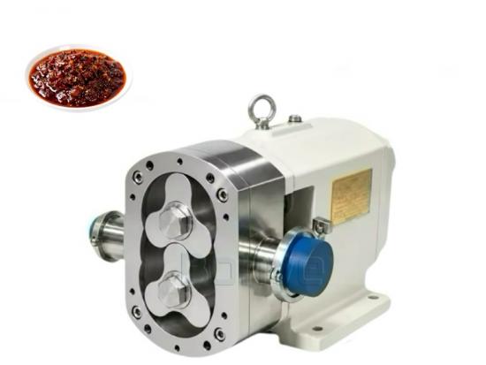 Stainless Steel Rotary Lobe Pump for Hot Sauce Transfer