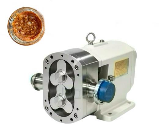 Stainless Steel Rotary Lobe Pump for Hot Sauce Transfer