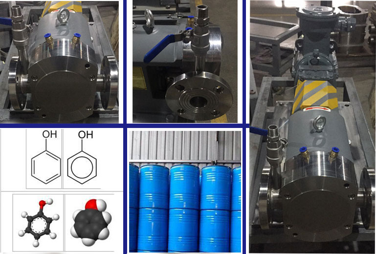 Bonve lobe pump for phenol