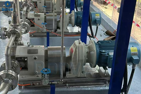50% NaOH Transfer Pump Case | Bonve Lobe Pump Application