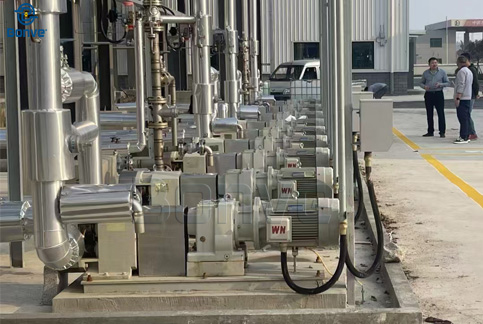 Polyester Polyol Transfer Pump Case | Bonve Lobe Pump Application